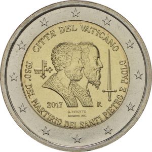 2 Euro Vatikan 2017 Stgl. /BU