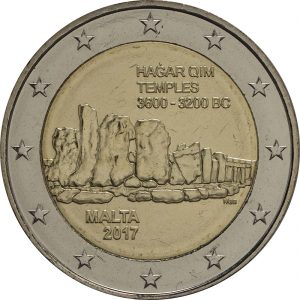 2 Euro Malta 2017 Hagar Qim