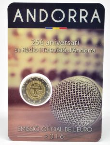 2 Euro Andorra 2016 Rundfunk / TV Coincard