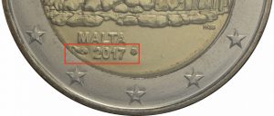 2 Euro Malta 2017 aus Coincard