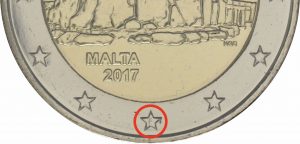 2 Euro Malta 2017 aus dem KMS Malta 2017