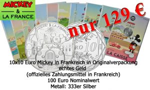 Mickey Mouse / Micky Maus Gedenkmünzen